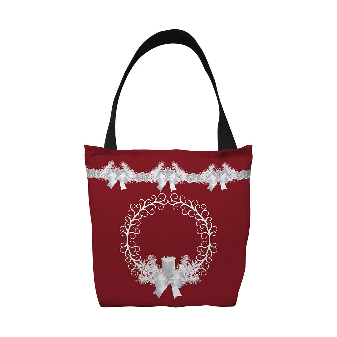 Tote Bags Yule Wreath