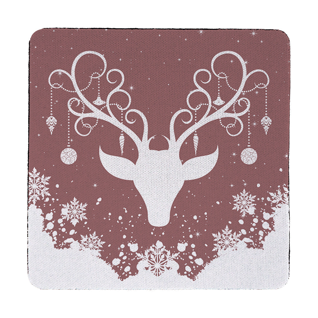 Coaster Yule Stag