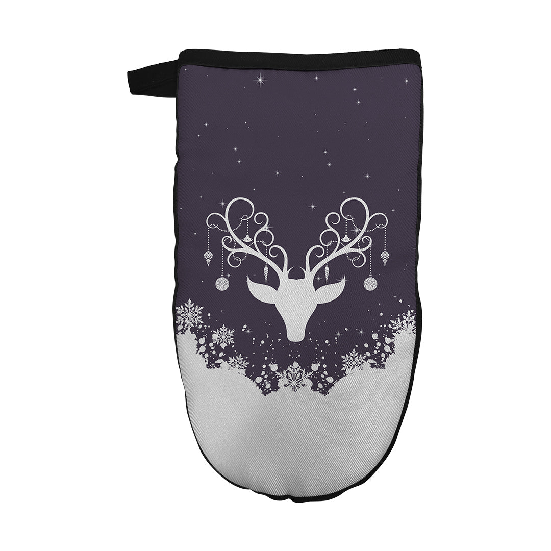 Oven Mitt Yule Stag