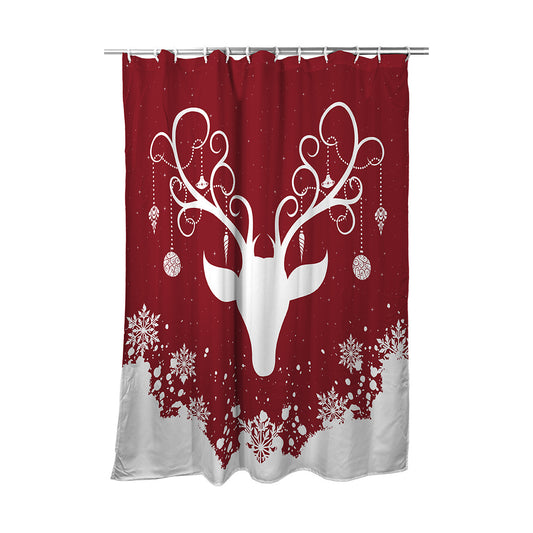 Shower Curtain Yule Stag