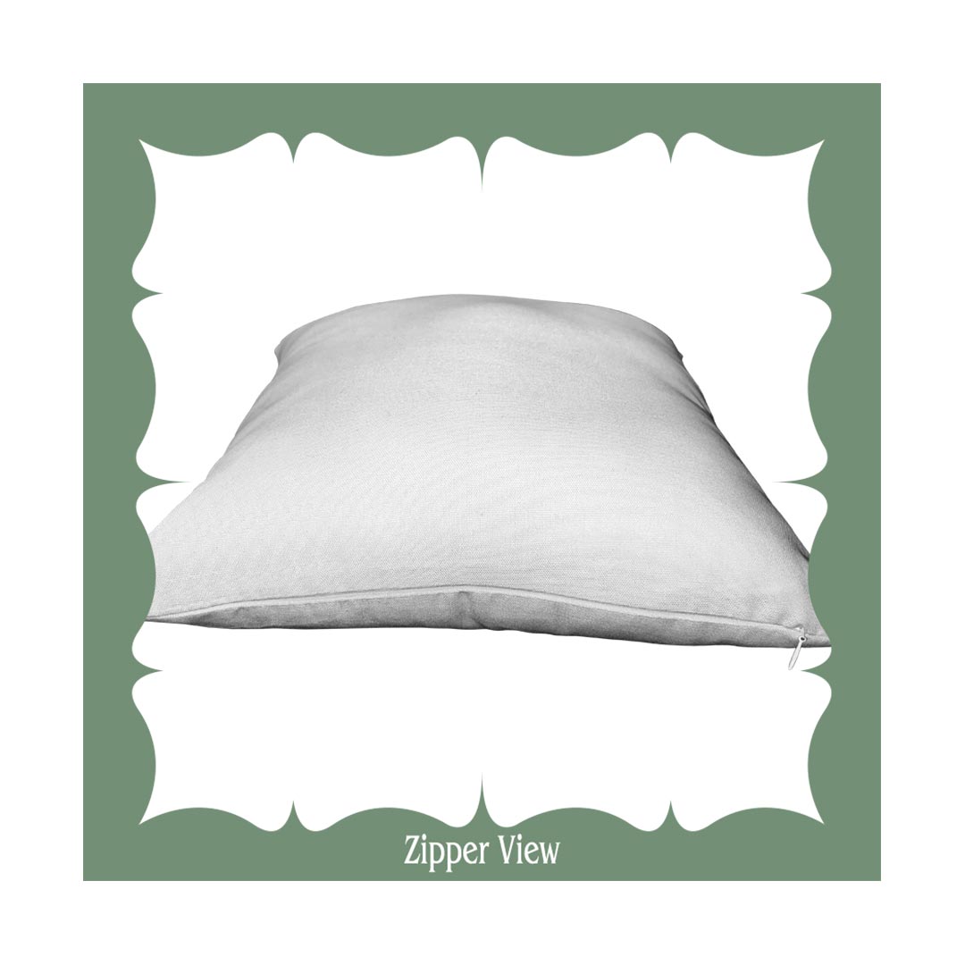 Zippered Pillow Lucky Four Leaf Clover