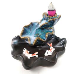 Incense Burner Backflow Koi Pond Waterfall