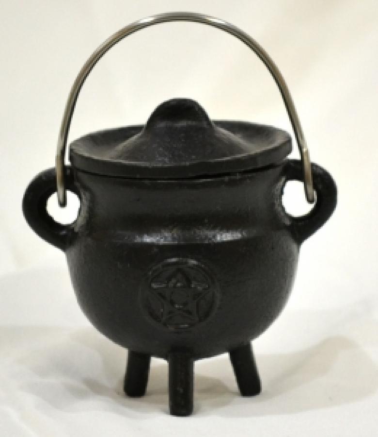 Cauldron Cast Iron with Lid 3"