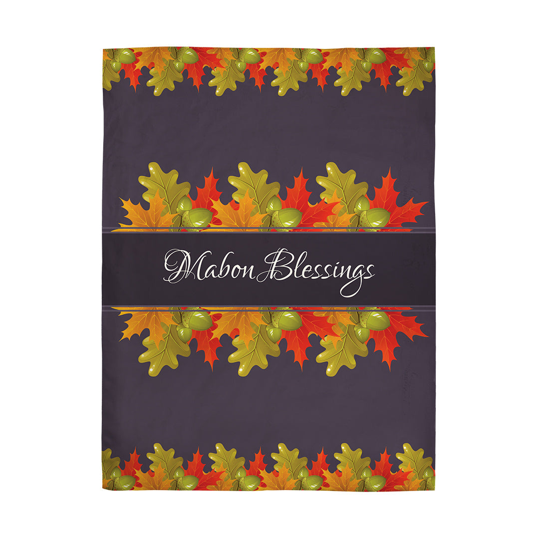 Blankets Mabon Blessings Leaves