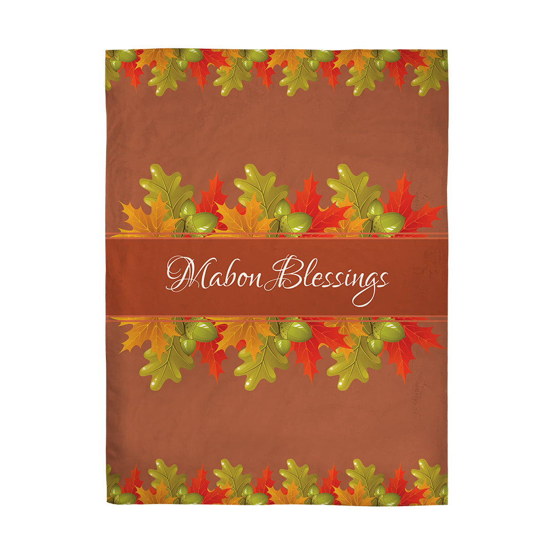 Blankets Mabon Blessings Leaves