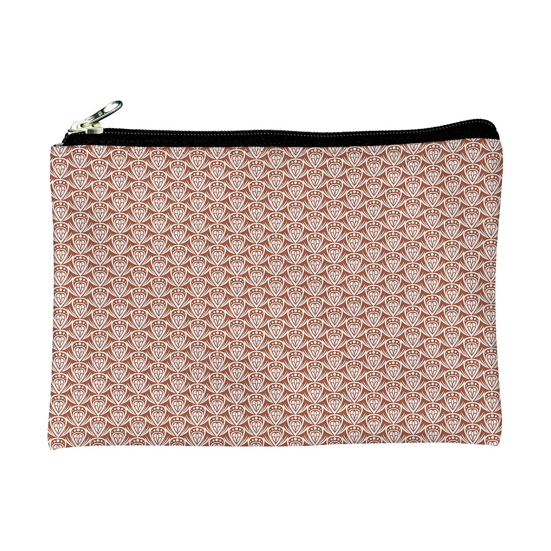Pouches Patterned Drop Colored