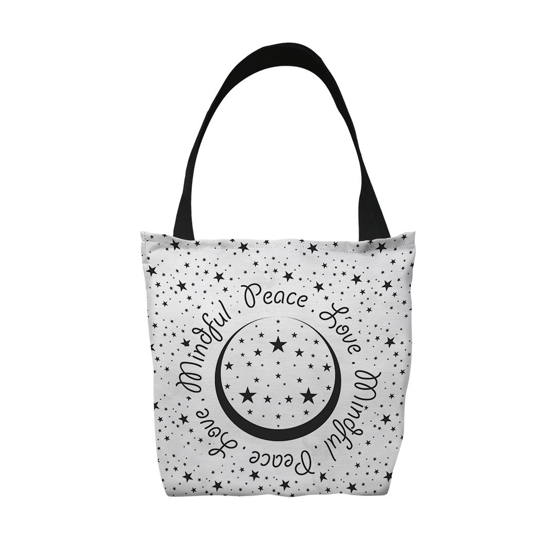 Tote Bags Peace.Love.Mindful