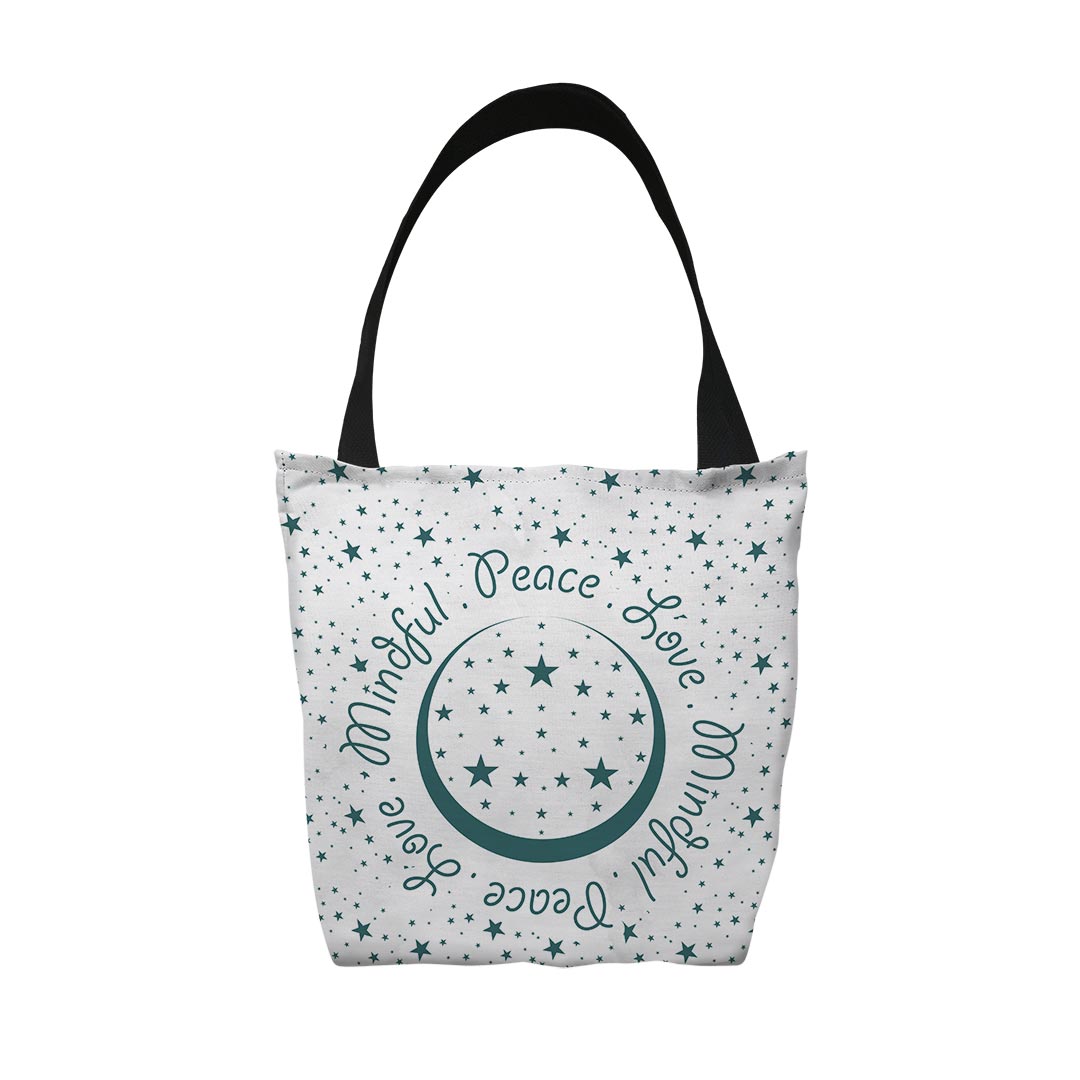 Tote Bags Peace.Love.Mindful